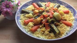 Recette couscous orientale 100 marocain [upl. by Sedberry]