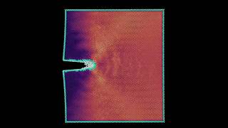 LAMMPS Example Crack [upl. by Nbi572]