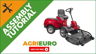 Castelgarden XZ 160 P Ridingon Mower with Front Cutting Deck  Front Mower  Assembly tutorial [upl. by Anirbas]