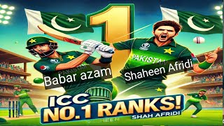 icc new Ranking 2024  Babar Azam no1  Shaheen ni1 [upl. by Aryan]