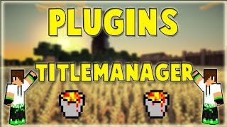 Plugins TitleManager  Tutorial en Español [upl. by Calise]