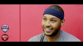 Carmelo Anthony Interview  Team USA 2015  HDS [upl. by Aicirtac]