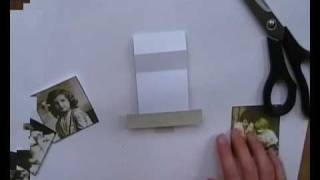 Cardmaking waterfall card tutorial [upl. by Llenaj]