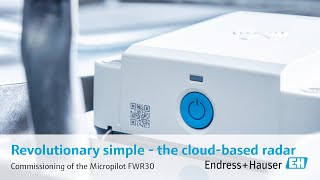 Revolutionary simple  Micropilot FWR30  Commissioning of the cloudbased radar [upl. by Jamieson]