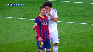 Messi Hattrick vs Real Madrid at Bernabeu 2014 English Commentary [upl. by Ysus]