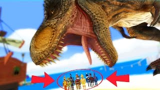 ALL NIGHTMARE ANIMATRONICS vs WORLDS BIGGEST TREX Gmod FNAF Sandbox Funny Moments Garrys Mod [upl. by Surazal579]