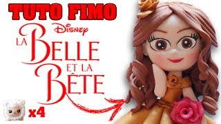 TUTO FIMO  BELLE  Belle et la Bête Beauty and the Beast [upl. by Barnabe]