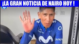 NAIRO Quintana ENTREGA UNA GRAN NOTICIA con MOVISTAR HOY [upl. by Cyna833]