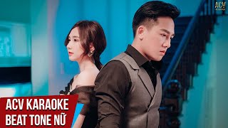 Karaoke  Ân Tình Sang Trang  Châu Khải Phong  Beat Tone Nữ [upl. by Whiting669]