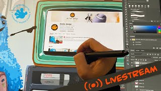 🔴 Livepainting  YouTube Endcard Teil 2  digital Drawing [upl. by Silra]