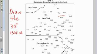 video tutorial drawing isolines [upl. by Howarth]