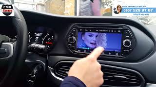 Fiat Egea android multimedya navigasyon cihazı Navimex 71  EMR Garage [upl. by Harrod868]