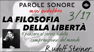 Rudolf Steiner  MINI AUDIOLIBRO 317  LA FILOSOFIA DELLA LIBERTA  Parole Sonore [upl. by Erhart143]