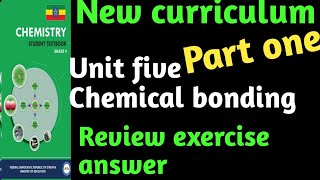 New curriculum Grade 9 chemistry review exercise on unit five part one [upl. by Orva]