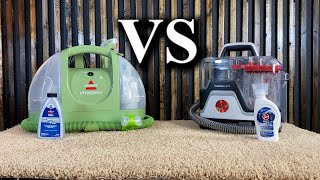 Bissell Green Machine VS the Hoover Cleanslate  Which is Better [upl. by Gnort221]