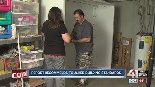 Family builds tornado shelter in their home [upl. by Wahl]