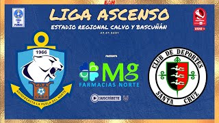 CD ANTOFAGASTA VS CD SANTA CRUZ  LIGA ASCENSO PRIMERA B CHILE  FECHA 25 [upl. by Salokin]