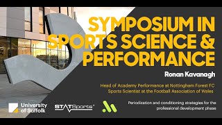 Symposium in Sport Science amp Performance 2022  Ronan Kavanagh Periodization strategies for the PDP [upl. by Hadias287]