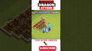 ROCKET ARTILLERY VS ELECTRO DRAGON  CLASH OF CLANS 🚀⚡ clashofclans coc shorts [upl. by Chee]