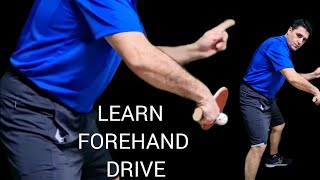 Learn Forehand Drive With Orange [upl. by Einrae]