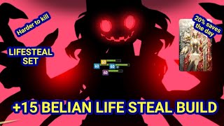 Epic Seven  15 SSS Life Steal Belian  So Fun to Use [upl. by Ynafets]