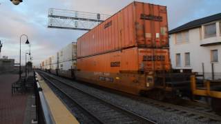 BNSF 7545 West  Joliet IL [upl. by Brendan723]