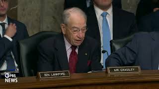 WATCH Sen Grassley questions acting Secret Service director on Trump rally shooting probe [upl. by Malachi635]