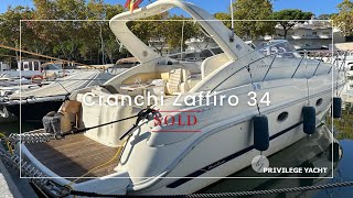 SOLD  Cranchi – Zaffiro 34  Privilege Yacht [upl. by Nnylarat427]