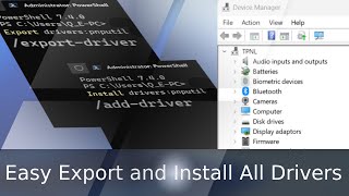 Easy Export Back Up and Install All Drivers in Windows [upl. by Jezreel602]