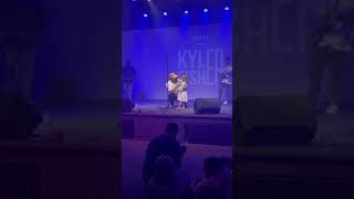 4 year old goes on stage to sing A Million Dreams with her Daddy [upl. by Lizbeth]