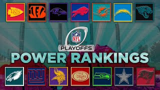 NFL Playoff Power Rankings [upl. by Nodnart253]