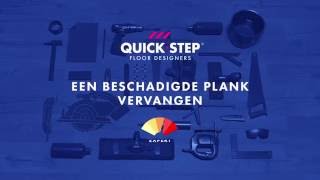 Een beschadigde laminaatplank vervangen  QuickSteptutorial [upl. by Derrick]