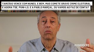 Tarcísio vence com Nunes mas comete grave crime eleitoral E agora TSE punilo ou fazer de conta [upl. by Akvir648]