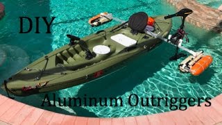 DIY Aluminum Kayak Outriggers [upl. by Eidarb526]