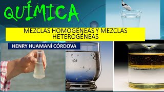 MEZCLAS HOMOGÉNEAS Y HETEROGÉNEAS  1° SEC [upl. by Aznecniv243]