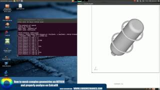 Libre Mechanics  How to mesh complex geometries on NETGEN and properly analyse on CalculiX [upl. by Killam645]