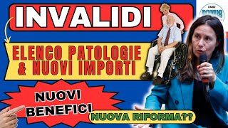 NOVITÀ 👉 INVALIDI PARZIALI TOTALI 🔴 CAMBIANO le TABELLE INPS ➡ ASSEGNO diritto a INVALIDITÁ CIVILE [upl. by Hilde]