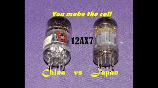 MAGNAVOX JAPAN 12AX7 vs FENDER CHINA 12AX7 Tube Tone Comparison Lace Alumitone DeathBucker [upl. by Elmaleh]