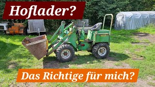 Striegel 200 Hoflader  Neue Buchsen und neues Fahrpedal  Doch lieber ein Radlader [upl. by Krahmer787]