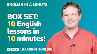 BOX SET English In A Minute 17 – TEN English lessons in 10 minutes [upl. by Arlen79]