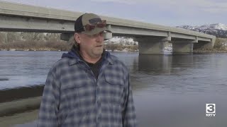 Winter fly fishing in Craig Montana [upl. by Kelly]