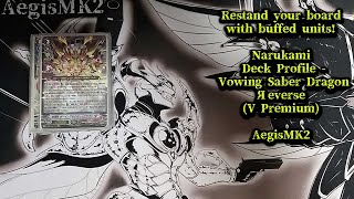 CardFight ヴァンガード Vowing Saber Dragon Яeverse Deck Profile Narukami [upl. by Derr]