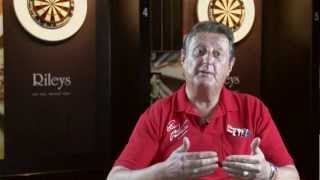 Eric Bristow and Darts Practice Rings [upl. by Saimerej]