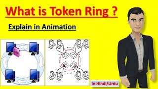 What is Token Ring   Explain in Animation in hindi [upl. by Grory]