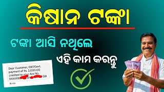 PM Kisan 18th Installment Received in Odia  Kisan Yojana Pending Update [upl. by Ettesus]