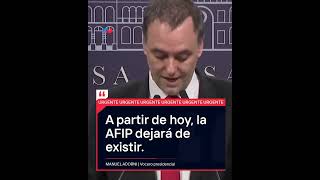 EL GOBIERNO DISOLVIÓ LA AFIP I Desvinculó a más de 3 mil empleados y bajó los sueldos jerárquicos [upl. by Eniac]