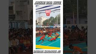 Ankle par dive trending kabaddi sports trendingshorts viralshort video proplayer [upl. by Eilema361]