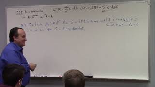 Applied Linear CCP and characterization of LI vs dependence how to calculate 12924 [upl. by Anail]