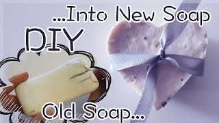 DIY Soap bar using Old Bar Soap  Sunny DIY [upl. by Mariska]