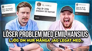 ”LJÖG OM ANTAL LIGG”  Löser problem med Emil Hansius [upl. by Tye]